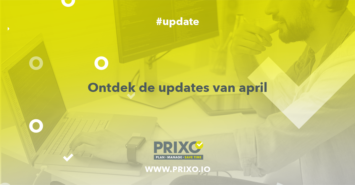 Ontdek de Prixo update van april 2019