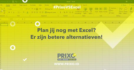 Plan niet meer met Excel, kies Prixo