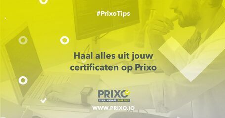 Prixo Tips - Certificaten